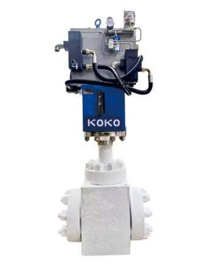 LIQUID OXYGEN MAIN VALVE (GLOBE VALVE TYPE)
