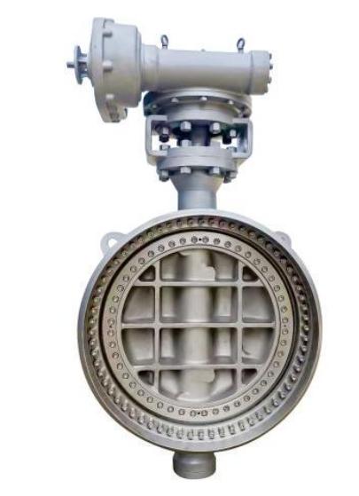 FOUR ECCENTRIC PURE METAL SEAT BUTTERFLY VALVE