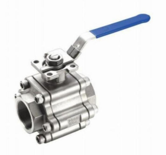THREE PIECE INTERNAL THREAD HIGH PLATFORM BALL VALVE