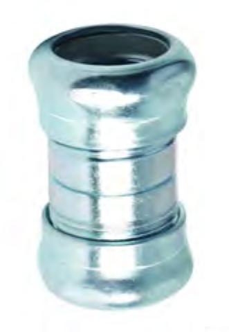 ZINC PLATED STEEL COMPRESSION COUPLINGS