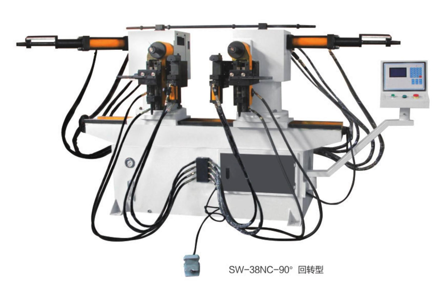 DOUBLE-HEAD PIPE BENDING MACHINE
