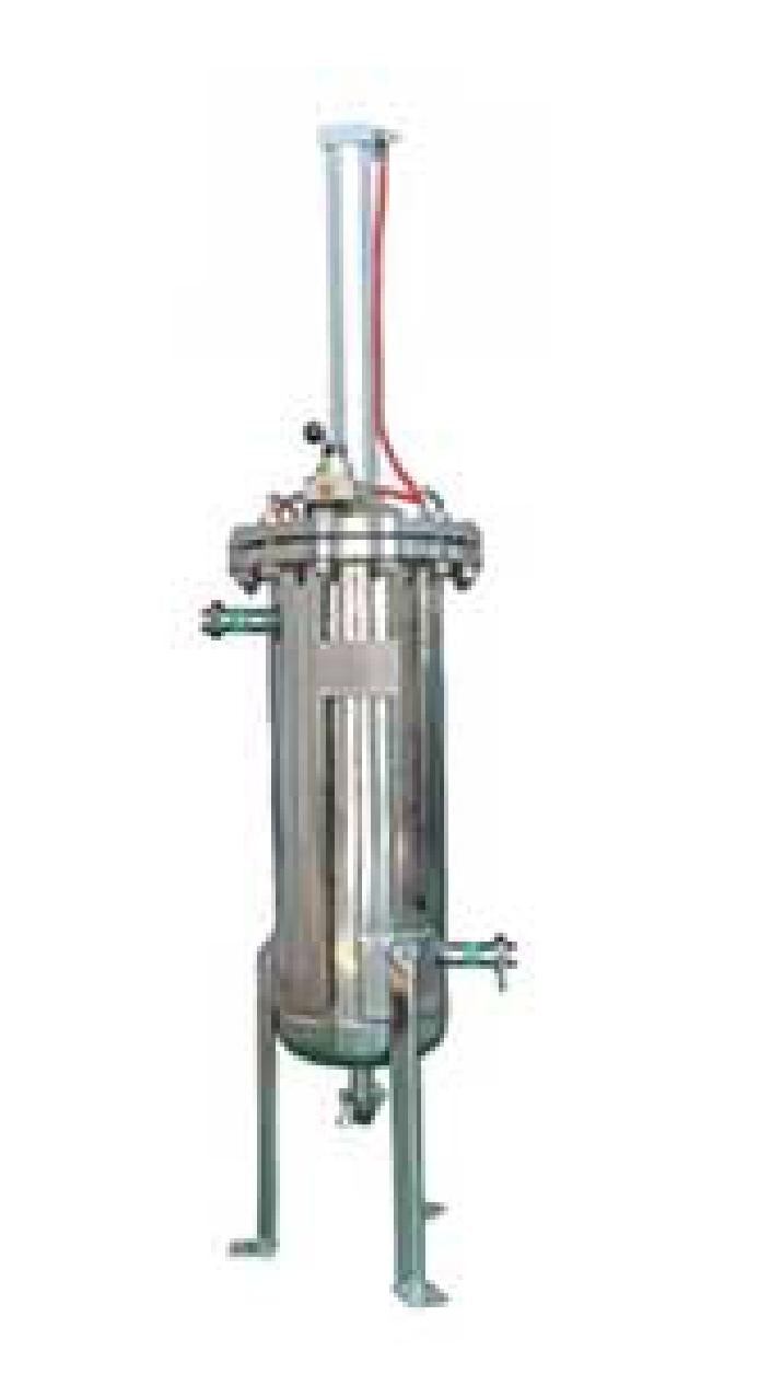 PNEUMATIC INTERNAL SCRAPER SELF-CLEANING FILTER