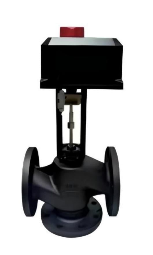 THREE-WAY CONSTANT TEMPERATURE VALVE CAST IRON FLANGE