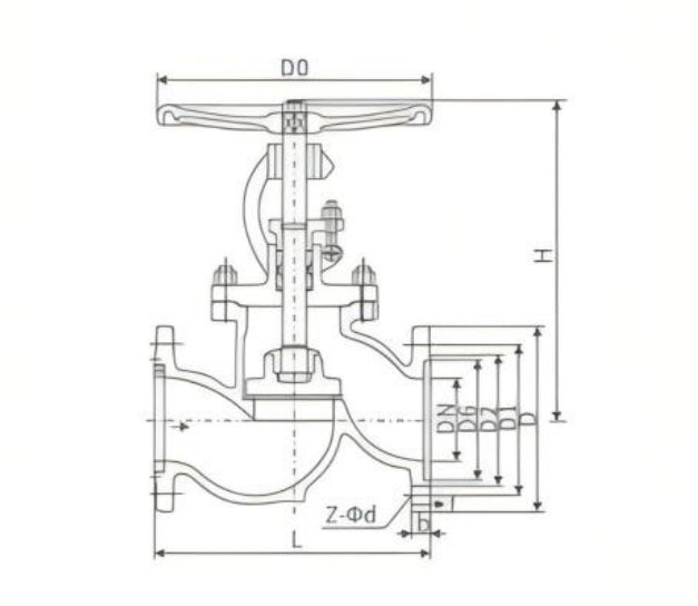 GLOBE VALVE CAST STEEL FLANGE
