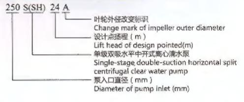 S-SH SINGLE-STAGE DOUBLE-SUCTION CENTRIFUGAL PUMP
