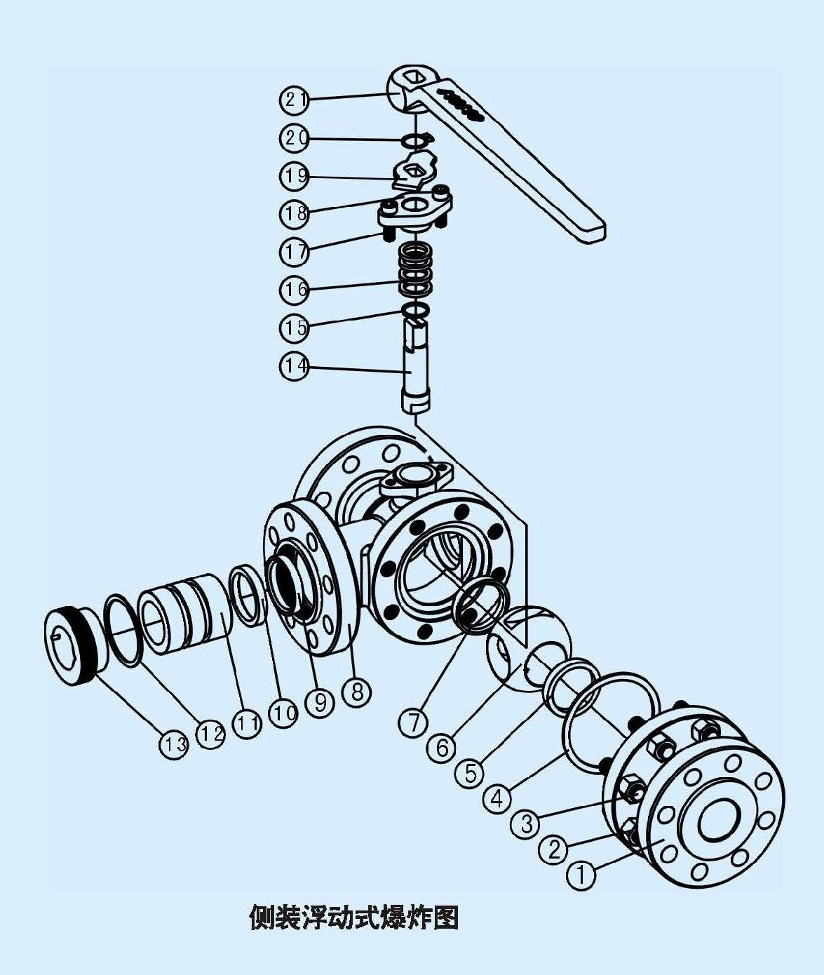 THREE-WAY BALL VALVE