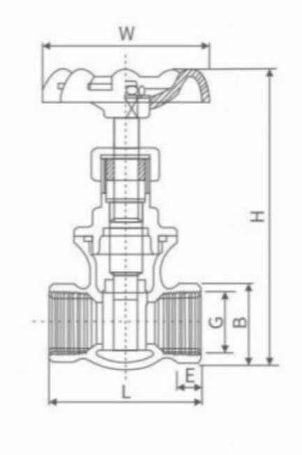 INTERNAL THREAD GATE VALVE