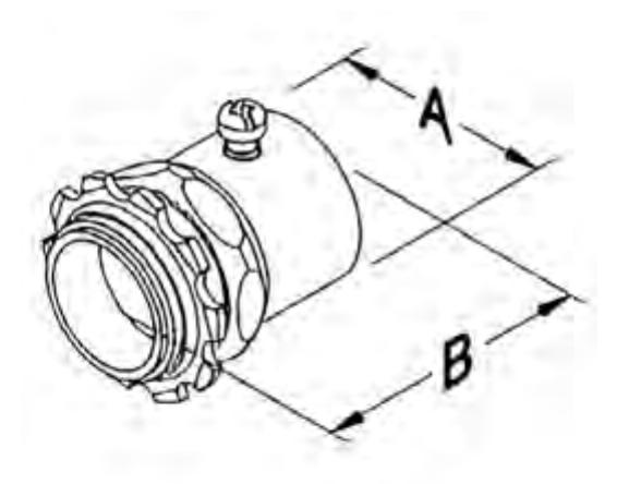 ZINC PLATED STEEL SET SCREW CONNECTORS WITH INSULATOR