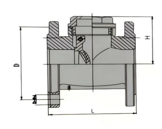 CHECK VALVE BRASS FLANGE