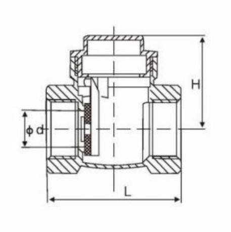 CHECK VALVE BRASS BSP