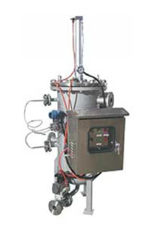 PNEUMATIC INTERNAL SCRAPER SELF-CLEANING FILTER