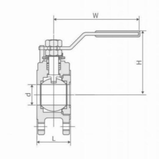 ULTRA THIN CARBON STEEL BALL VALVE