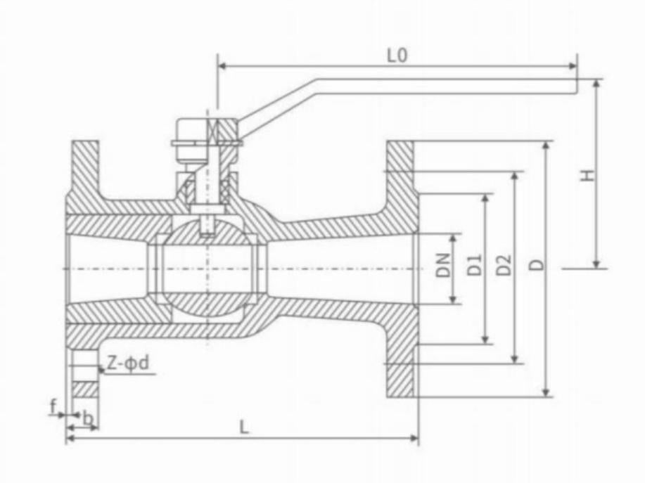 INTEGRATED HIGH TEMPERATURE BALL VALVE