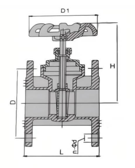 GATE VALVE BRASS FLANGE