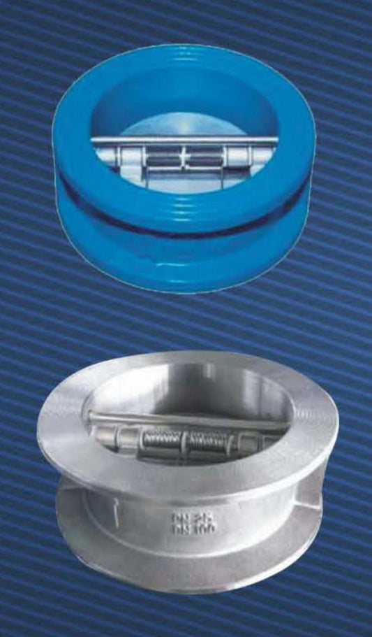 DOUBLE DISC WAFER SWING CHECK VALVE-PN16-CLASS125-150