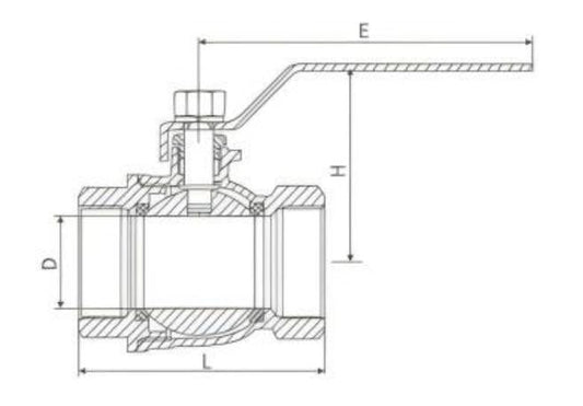 BALL VALVE STEEL BSP