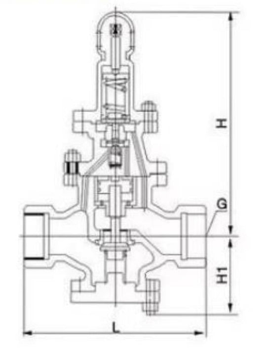 PRESSURE REDUCING VALVE DN 15