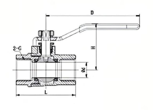 BALL VALVE BRASS BSP