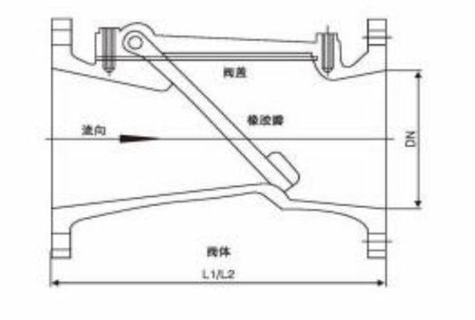CHECK VALVE CAST IRON FLANGE