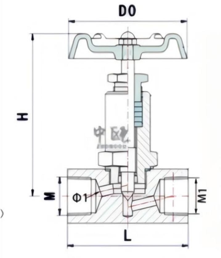 NEEDLE VALVE CARBON STEEL THREAD
