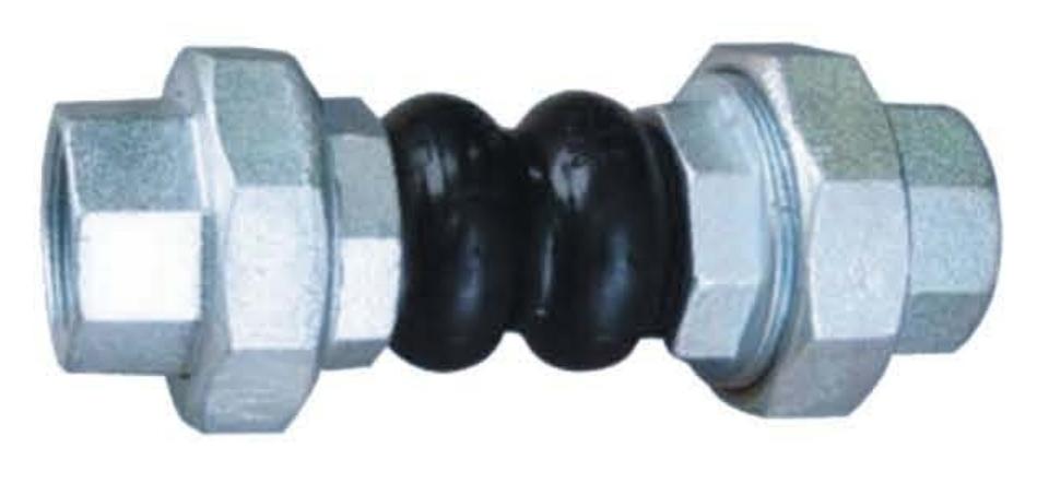 DOUBLE SPHERE SCREWED RUBBER EXPANSION JOINT