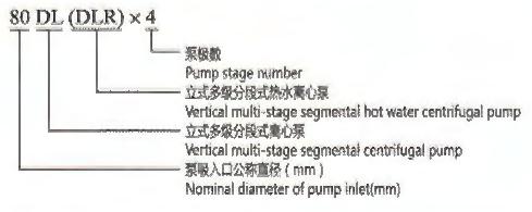 DL-DLR VERTICAL SINGLE ENTRY AND MULTISTAGE SEGMENTAL CENTRIFUGAL PUMP