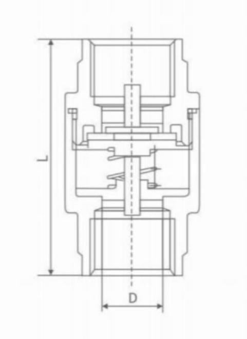 INTERNAL THREAD VERTICAL CHECK VALVE