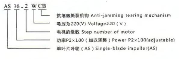 AS SPLITTING SEWAGE PUMP