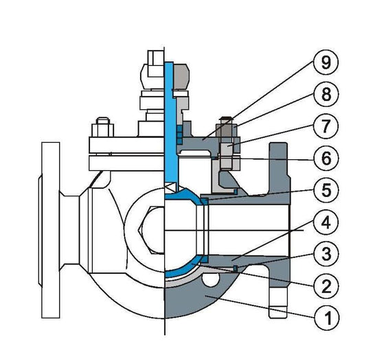 THREE-WAY BALL VALVE