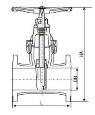 GATE VALVE CAST IRON FLANGE