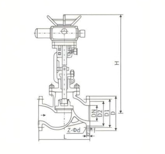 GLOBE VALVE CAST STEEL FLANGE