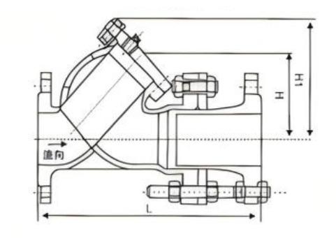 Y-SHAPED FILTER FLANGE
