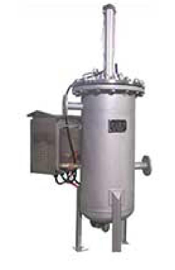 PNEUMATIC INTERNAL SCRAPER SELF-CLEANING FILTER