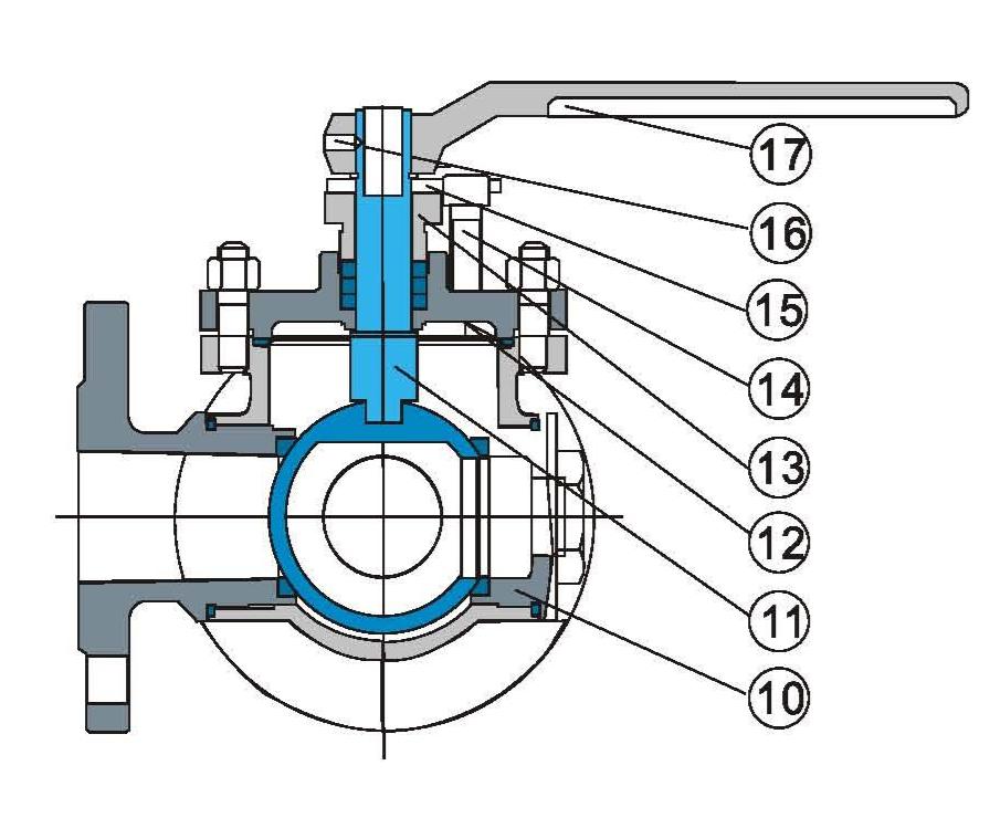 THREE-WAY BALL VALVE
