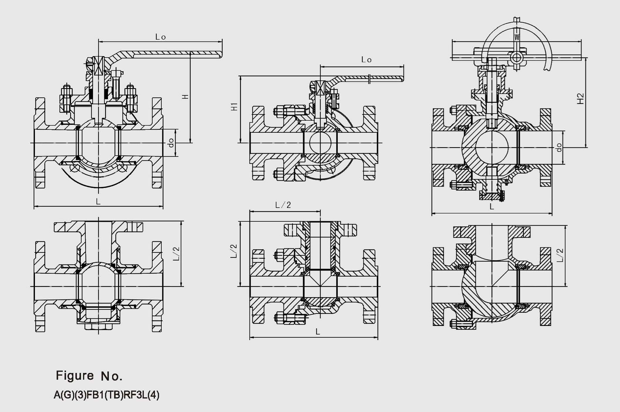 THREE-WAY BALL VALVE