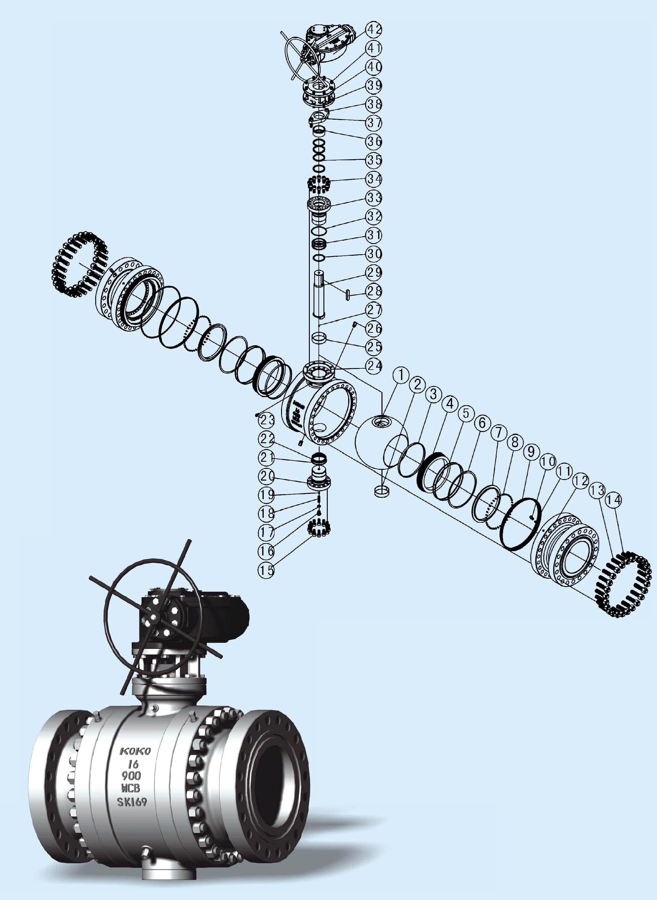 BUTTERFLY VALVE DOUBLE OFFSET